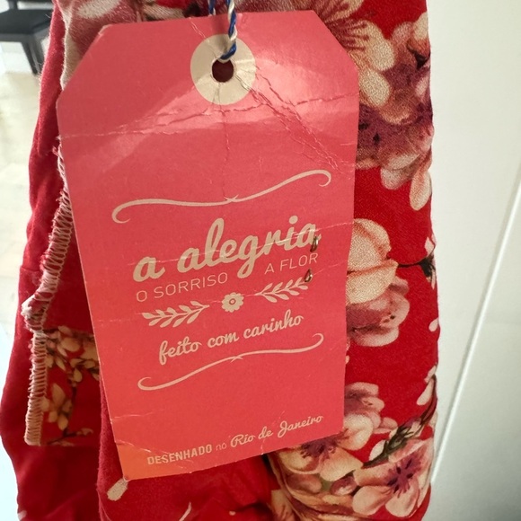 NWT Farm Rio Daisy Mini halter Dress cherry blossoms orient Size P - Picture 2 of 6